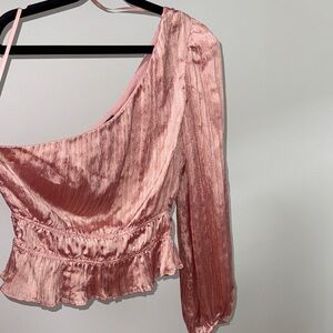 DO+BE Blush Pink Ruffle Top